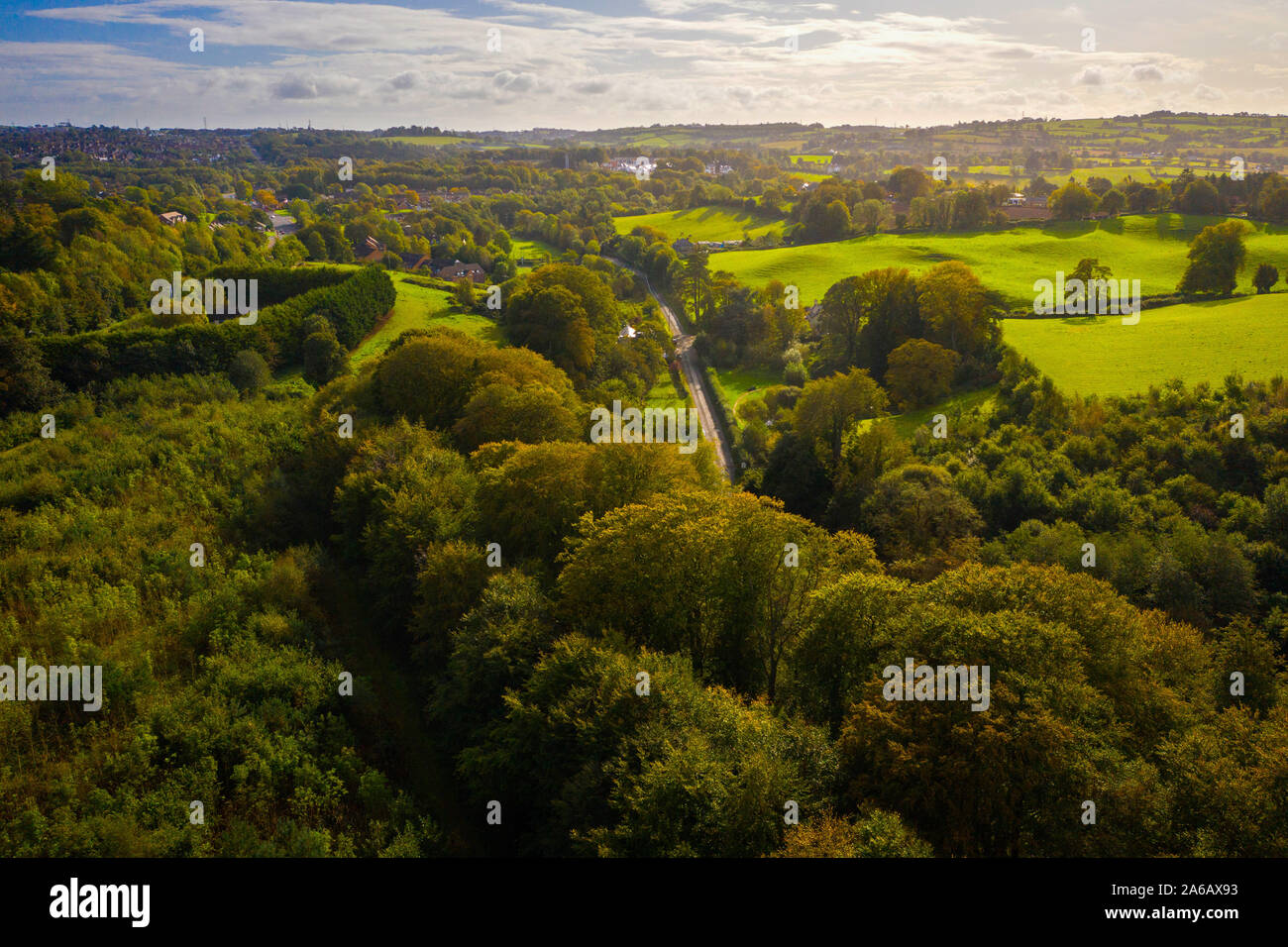 Minnowburn spiagge e il fiume Lagan Belfast Foto Stock