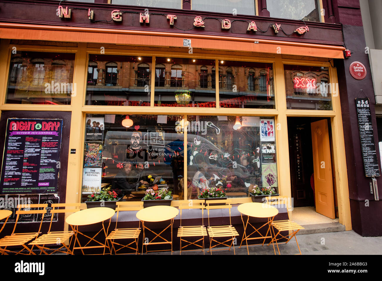 NIght & Day Cafe. 26 Oldham St, Manchester. Foto Stock