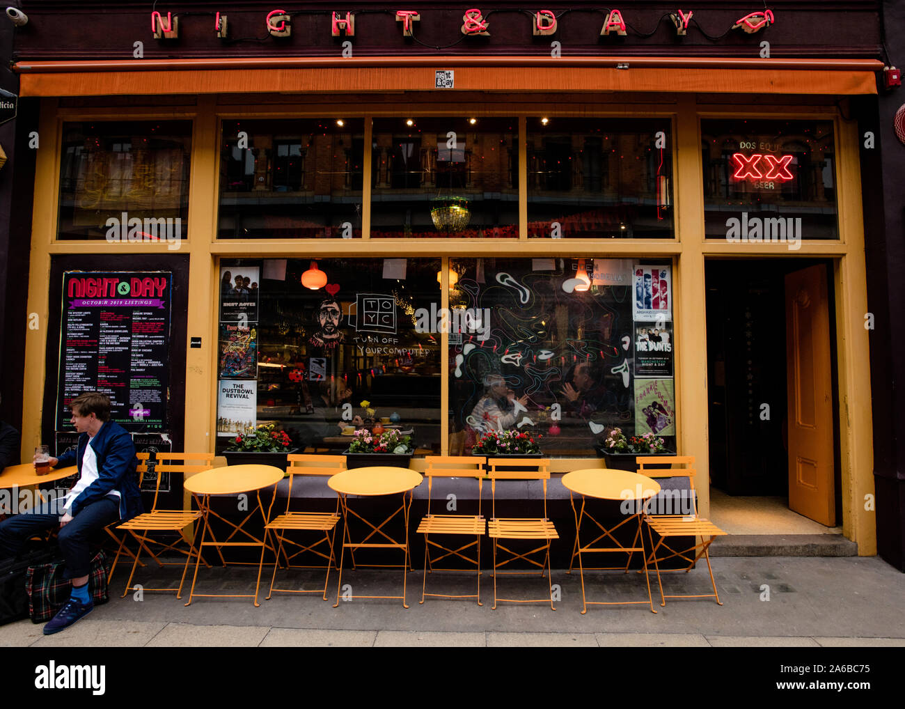 NIght & Day Cafe. 26 Oldham St, Manchester. Foto Stock