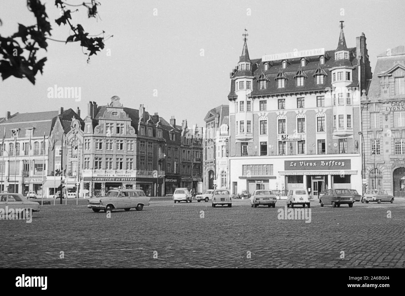 Il luogo di mercato Bethune, Francia Foto Stock