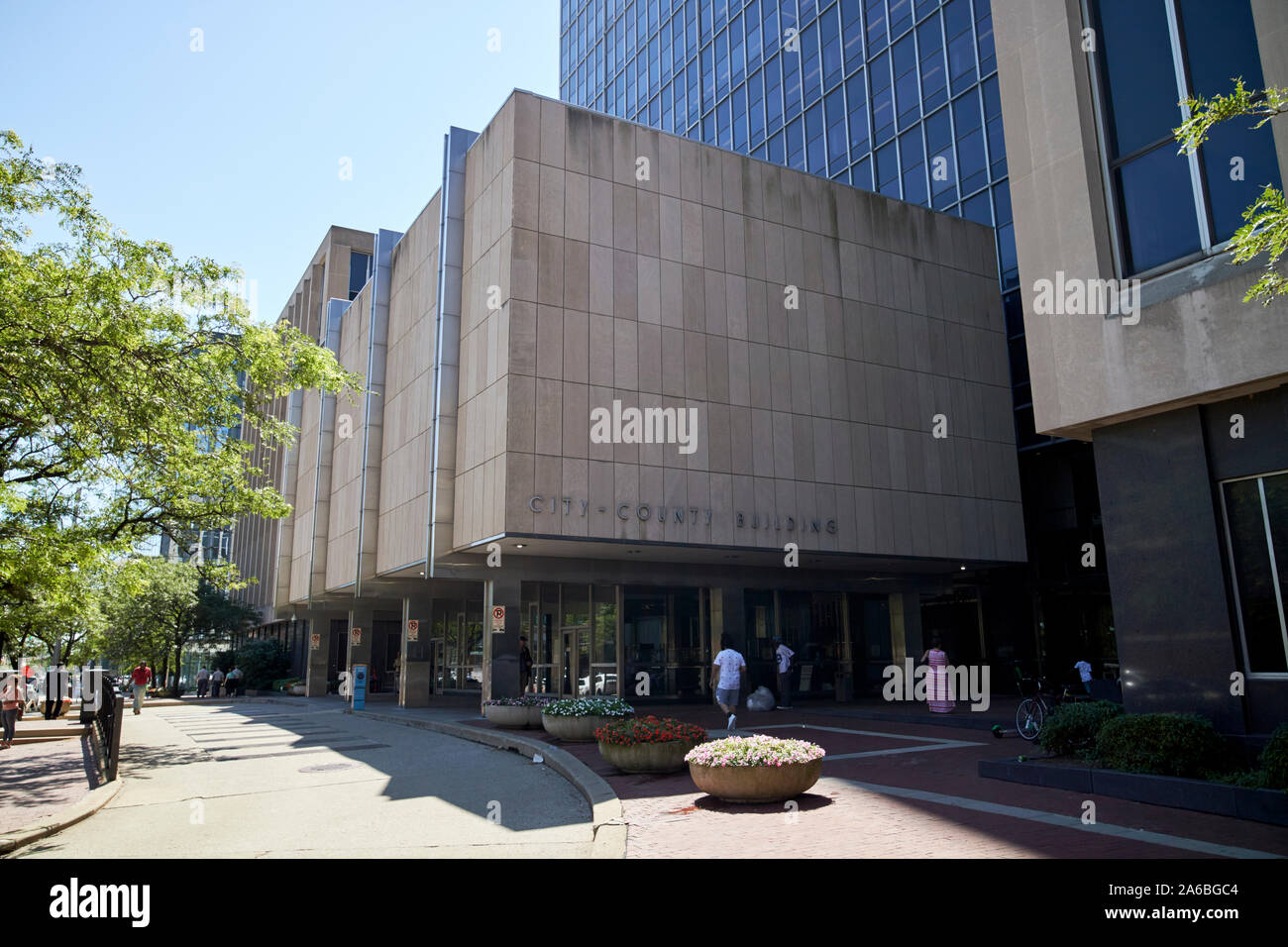 Indianapolis city-contea edificio indiana USA Foto Stock