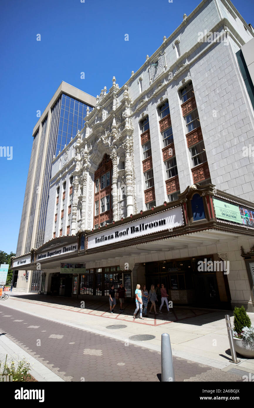 Indiana theatre home di indiana Repertory Theatre Indianapolis in Indiana USA Foto Stock