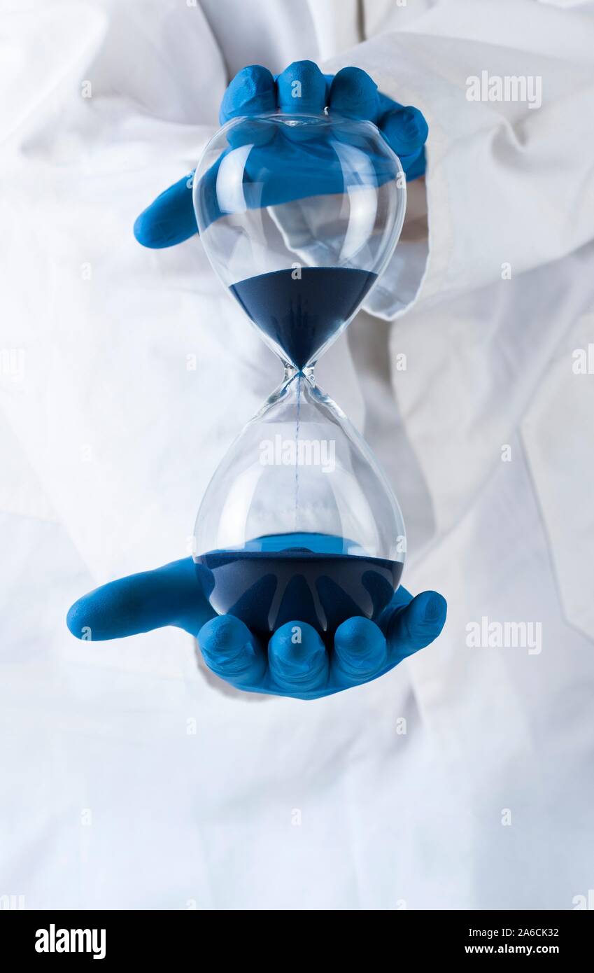 Immagine concettuale del tempo che passa. Foto Stock