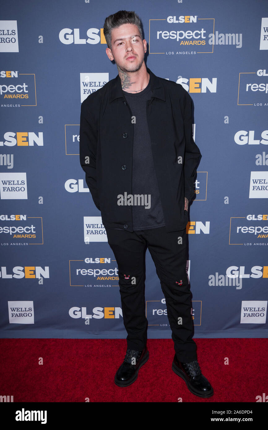 Beverly Hills, CA. Xviii oct, 2019. Travis Mills al GLSEN premi rispetto al Beverly Wilshire in Beverly Hills, Ca il 25 ottobre 2019. Credito: Tony Forte/media/punzone Alamy Live News Foto Stock