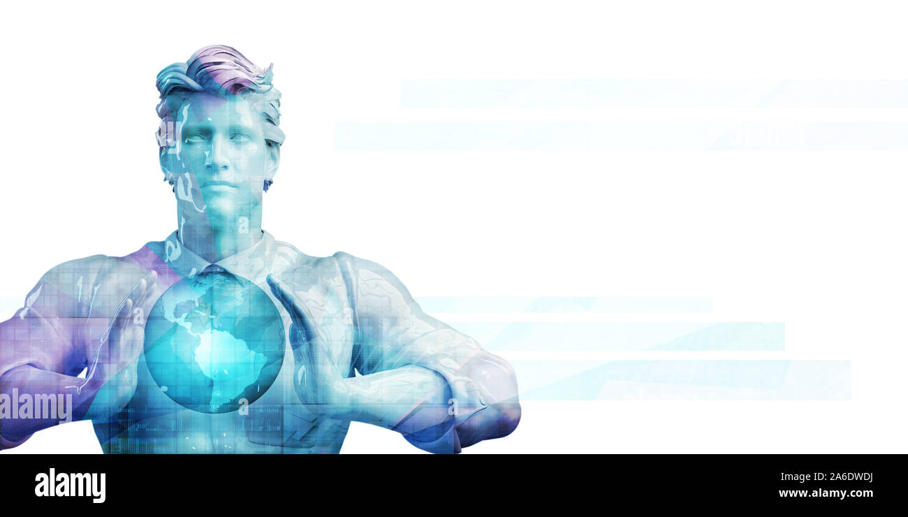 Global Medical Network per le soluzioni di tecnologia di arte Foto Stock