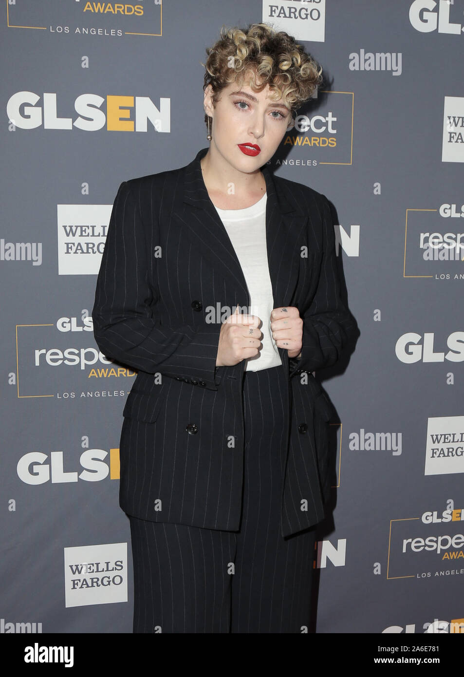 Ottobre 25, 2019, USA: 25 Ottobre 2019 - Beverly Hills, la California - Grayson. 2019 GLSEN rispetto Awards tenutosi presso il Beverly Wilshire Hotel di quattro stagioni. Photo credit: PMA/AdMedia (credito Immagine: © Pma/AdMedia via ZUMA filo) Foto Stock