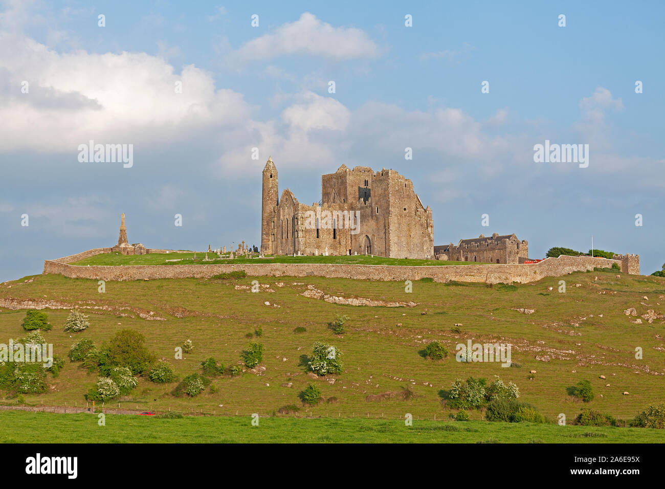 Rocca di Cashel nella Contea di Tipperary, Repubblica di Irlanda. Foto Stock