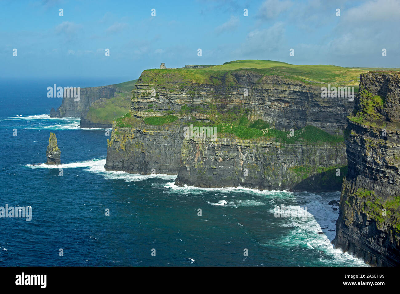 Le Scogliere di Moher nella contea di Clare, Repubblica di Irlanda. Foto Stock