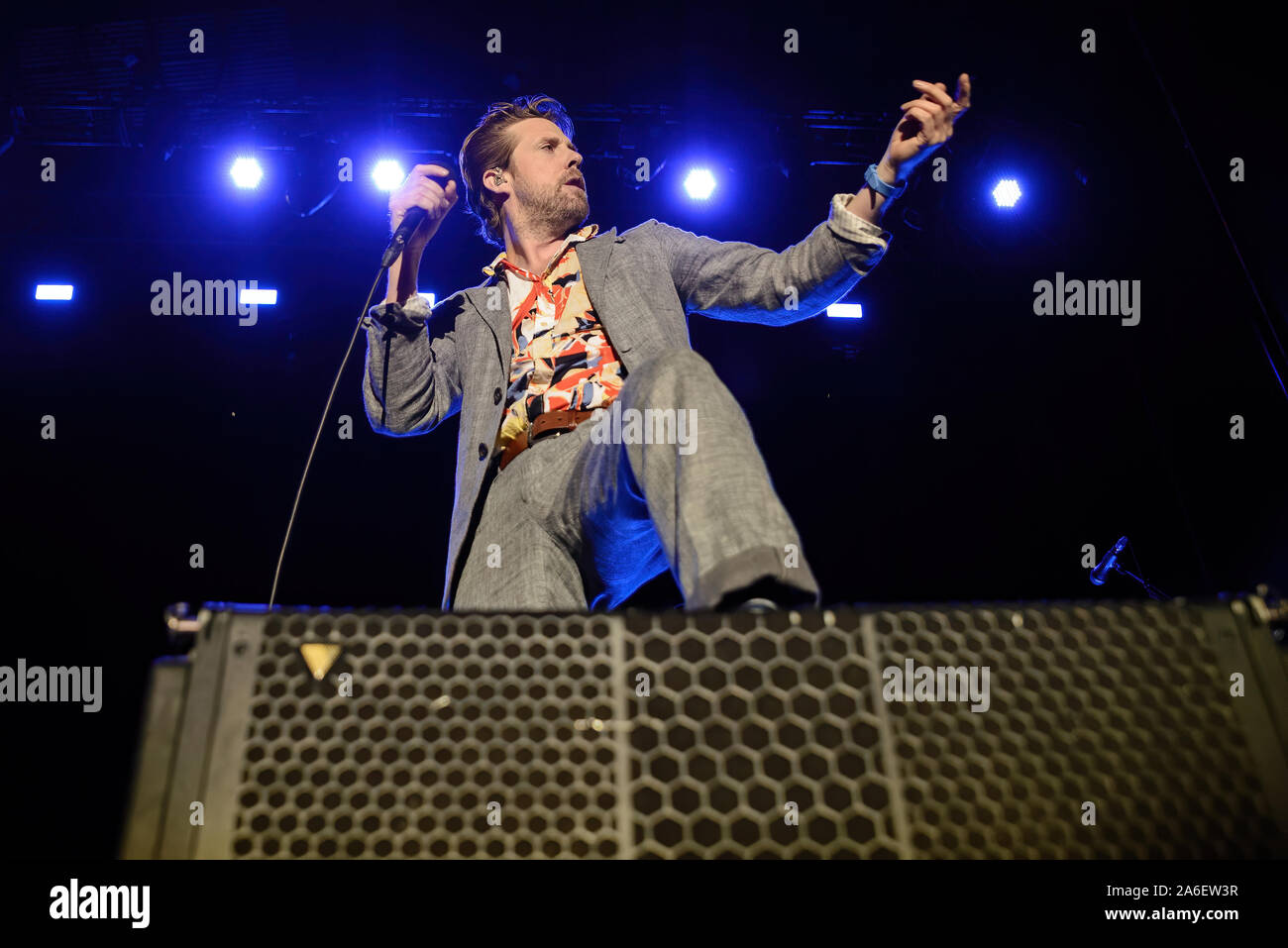 MADRID - 7 set: Kaiser Chiefs (indie rock band) eseguire in concerto a Dcode Music Festival il 7 settembre 2019 a Madrid, Spagna. Foto Stock