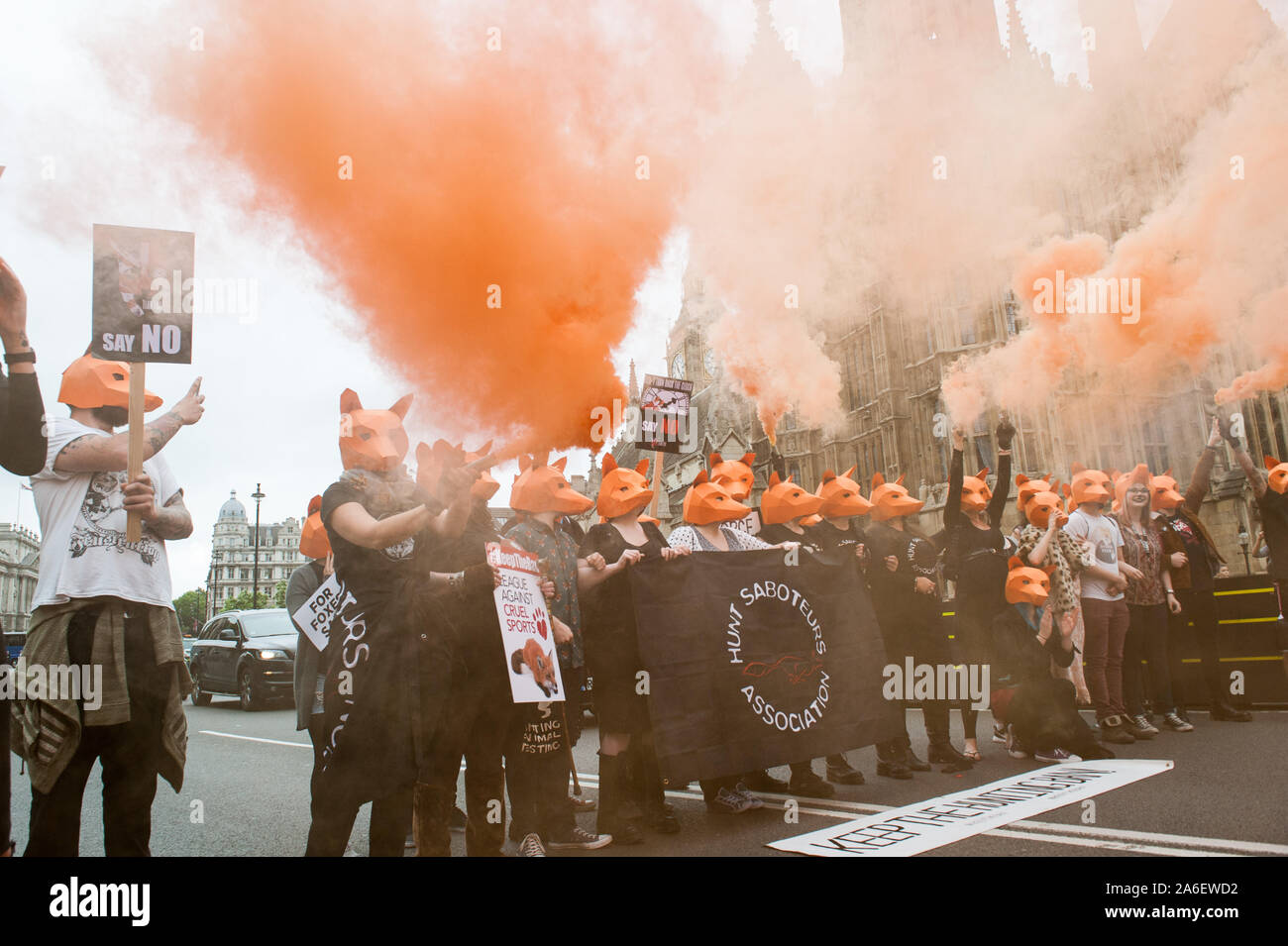 Palazzo Vecchio Cantiere, Whitehall, Londra, Regno Unito. 14 Luglio, 2015. Regina chitarrista e la leggenda del rock Brian May conduce un rally attraverso Westminster contro David Ca Foto Stock