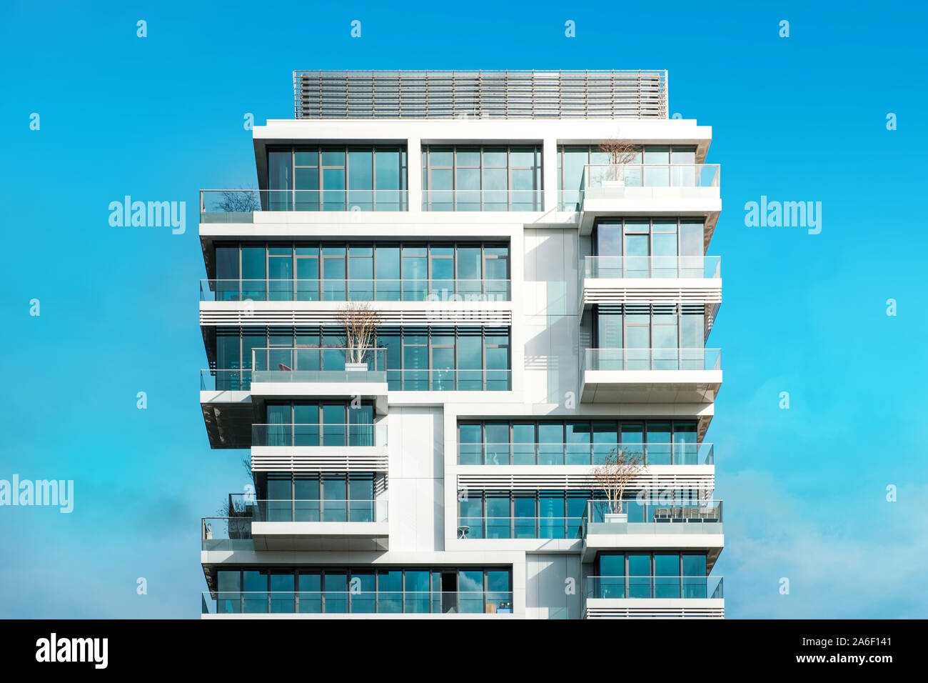 Moderno edificio di appartamenti - immobiliare - esterno Foto Stock
