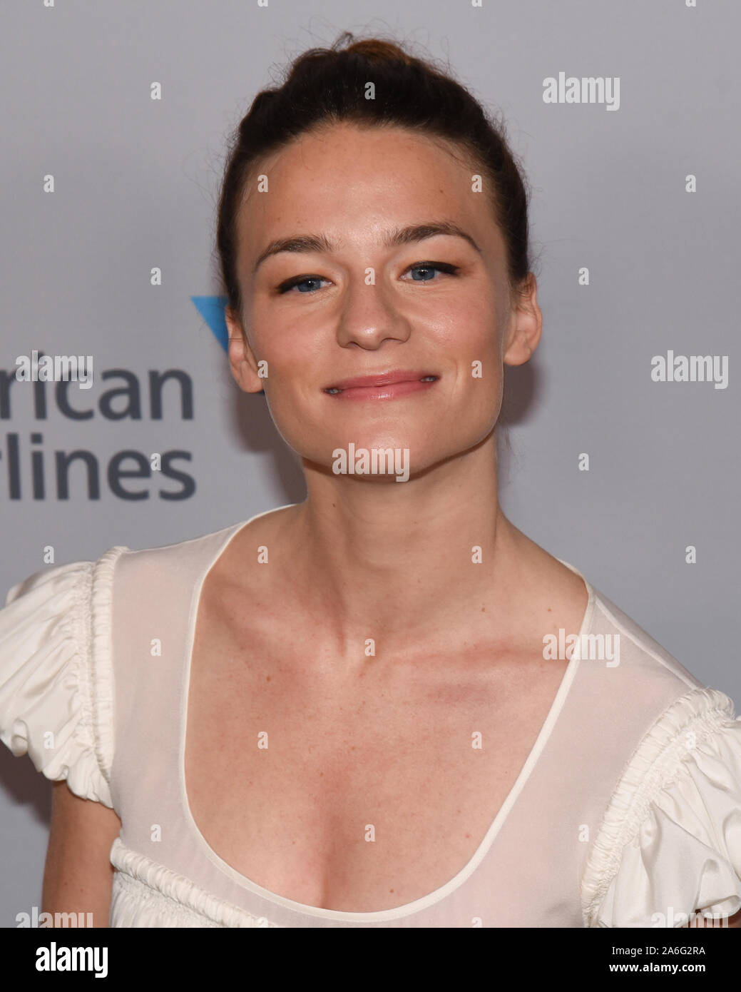 In California, Stati Uniti d'America. 25 Ottobre 2019 - Westwood, California - Valerie Pachner. 2019 Accademia britannica Britannia Awards presentato da American Airlines e la Jaguar Land Rover tenutosi presso il Beverly Hilton Hotel. Photo credit: Billy Bennight/AdMedia /MediaPunch Foto Stock