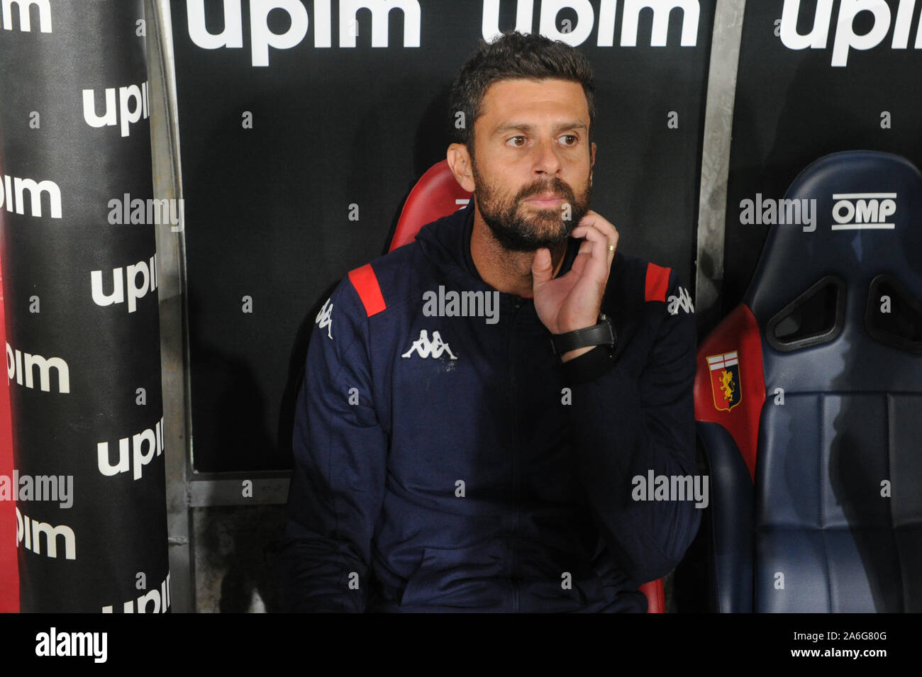 Genova, Italia. 26 ott 2019. thiago motta (Genova)durante il campionato di calcio italiano di Serie A del campionato Gli uomini a Genova, Italia, 26 Ottobre 2019 - LPS/Danilo Vigo Credito: Danilo Vigo/LP/ZUMA filo/Alamy Live News Foto Stock