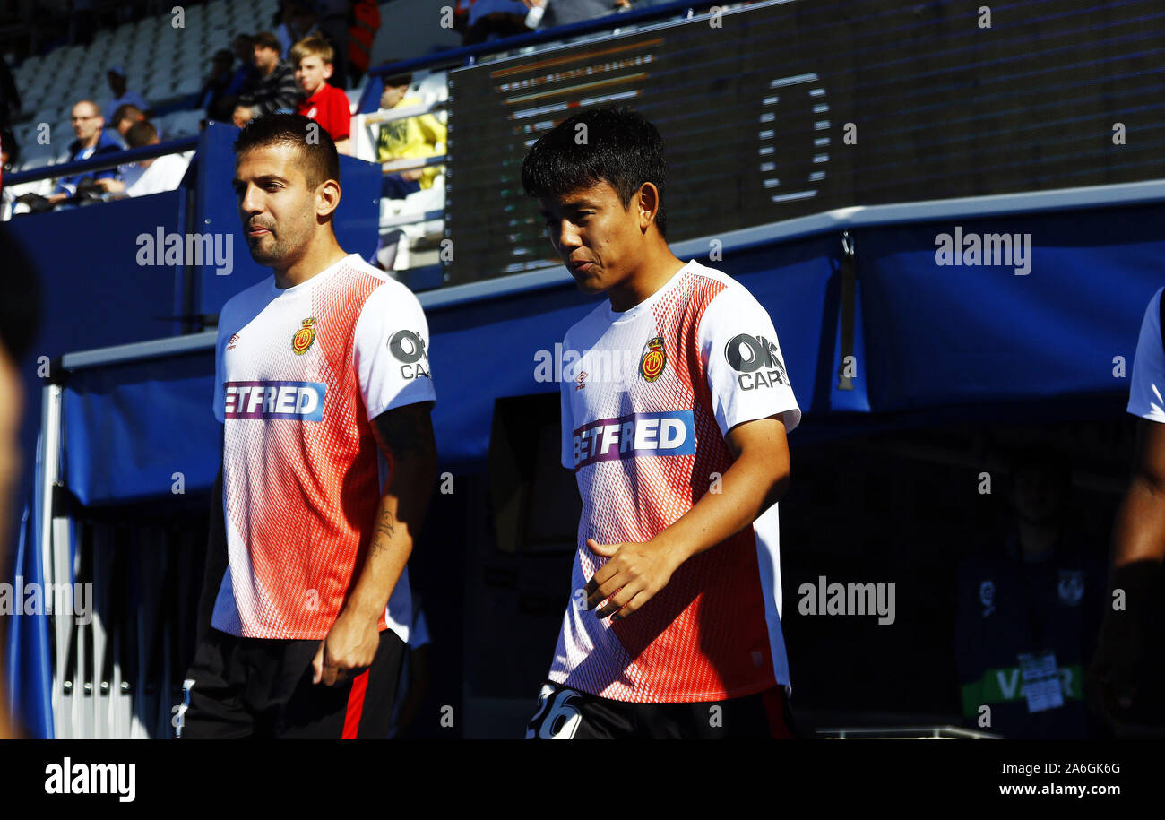 Takefusa Kubo, giocatore di Maiorca dal Giappone visto durante la spagnola La Liga match round 10 tra CD Leganes e RCD Mallorca a Butarque Stadium.(punteggio finale; CD Leganes 1:0 RCD Mallorca) Foto Stock