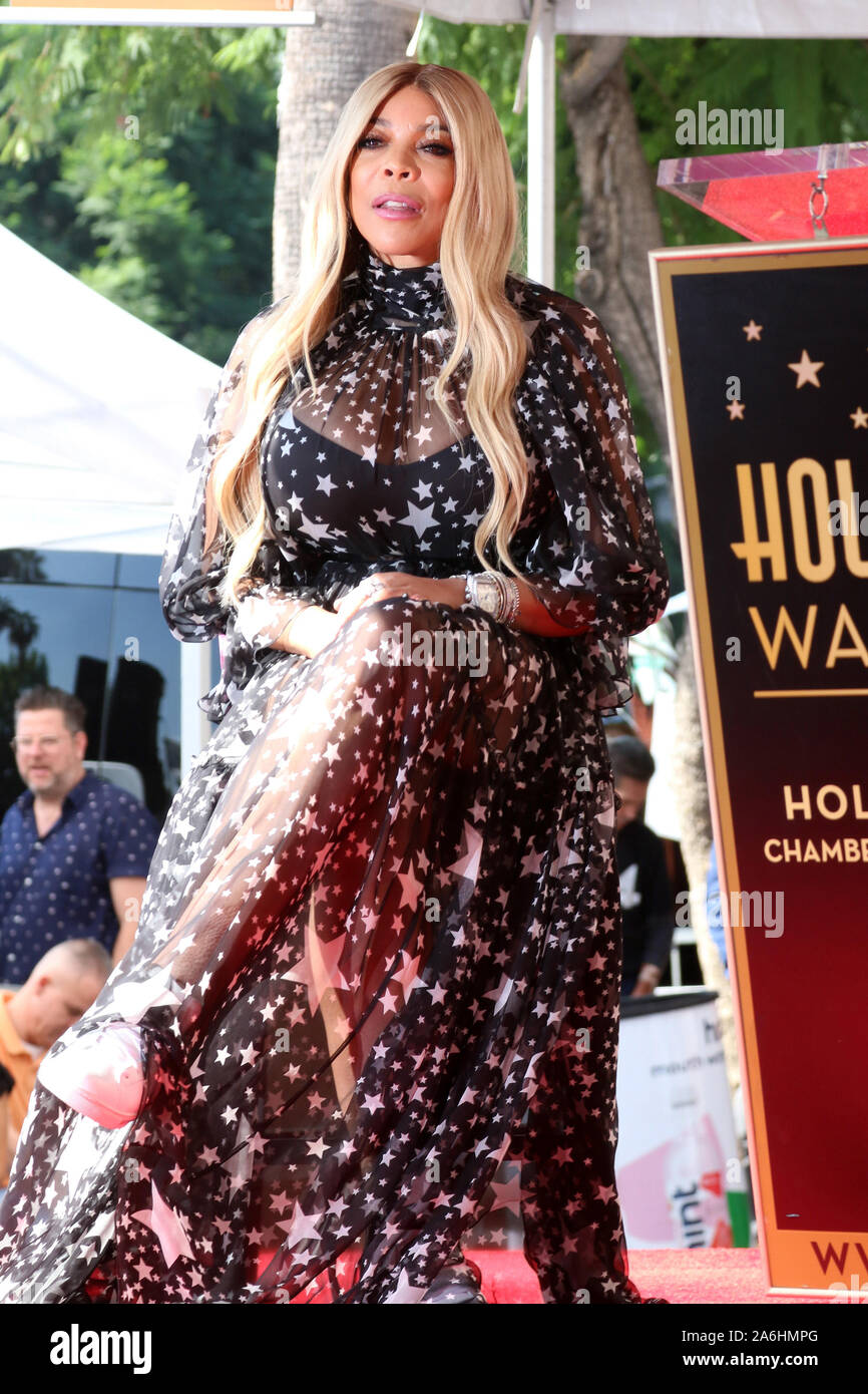 Ottobre 17, 2019, Los Angeles, CA, Stati Uniti d'America: LOS ANGELES - Ott 17: Wendy Williams a Wendy Williams cerimonia stella sulla Hollywood Walk of Fame il 17 ottobre 2019 a Los Angeles, CA (credito Immagine: © Kay Blake/ZUMA filo) Foto Stock