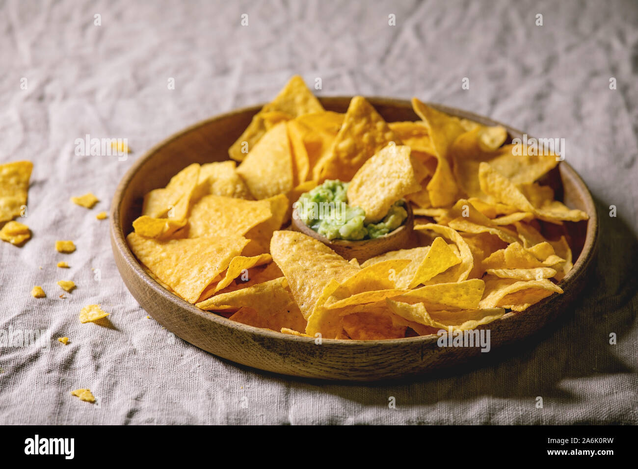 Tortilla nachos chips Foto Stock