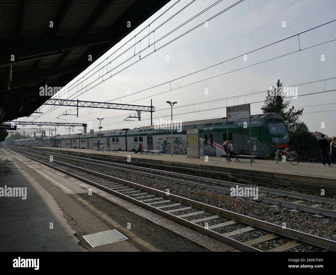 L'Italia, Parabiago stazione ferroviaria Foto Stock