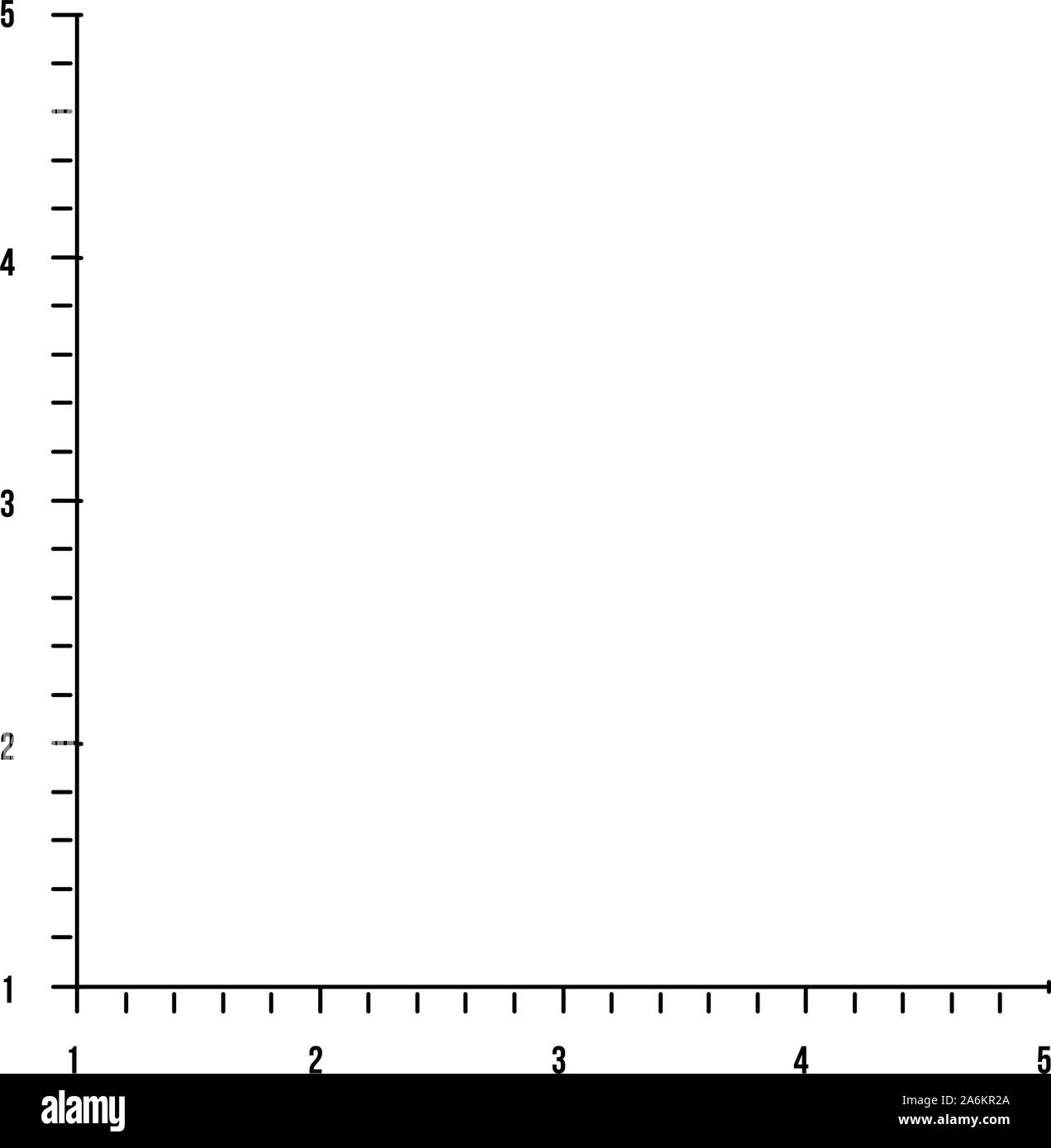 Illustrazione Vettoriale di matematica sistema di coordinare Illustrazione Vettoriale