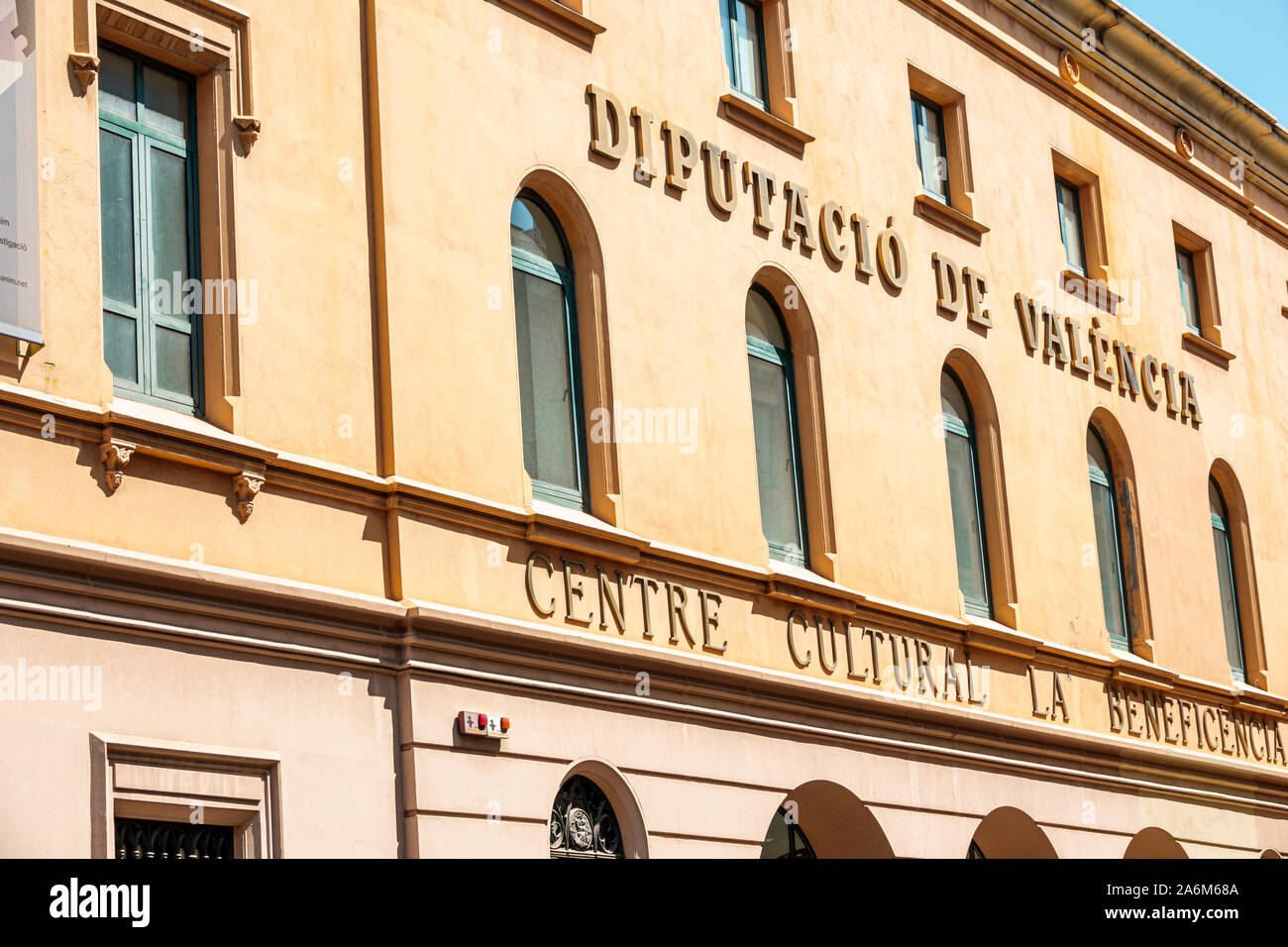 Valencia Spagna,Ciutat Vella,città vecchia,quartiere storico,Centro Culturale la Beneficiencia,edificio,esterno,Musei di Preistoria ed Etnologia,ES190830045 Foto Stock