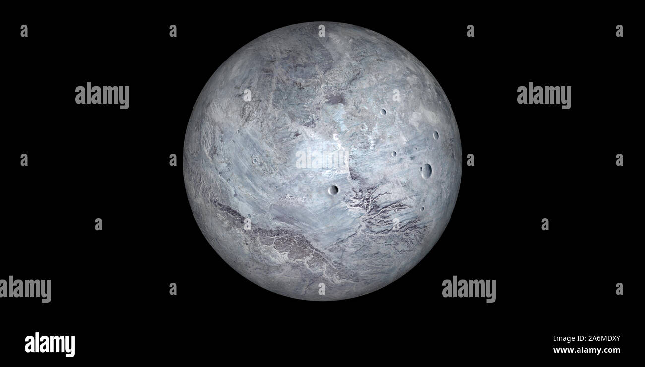 Eris Dwarf Planet Foto Stock