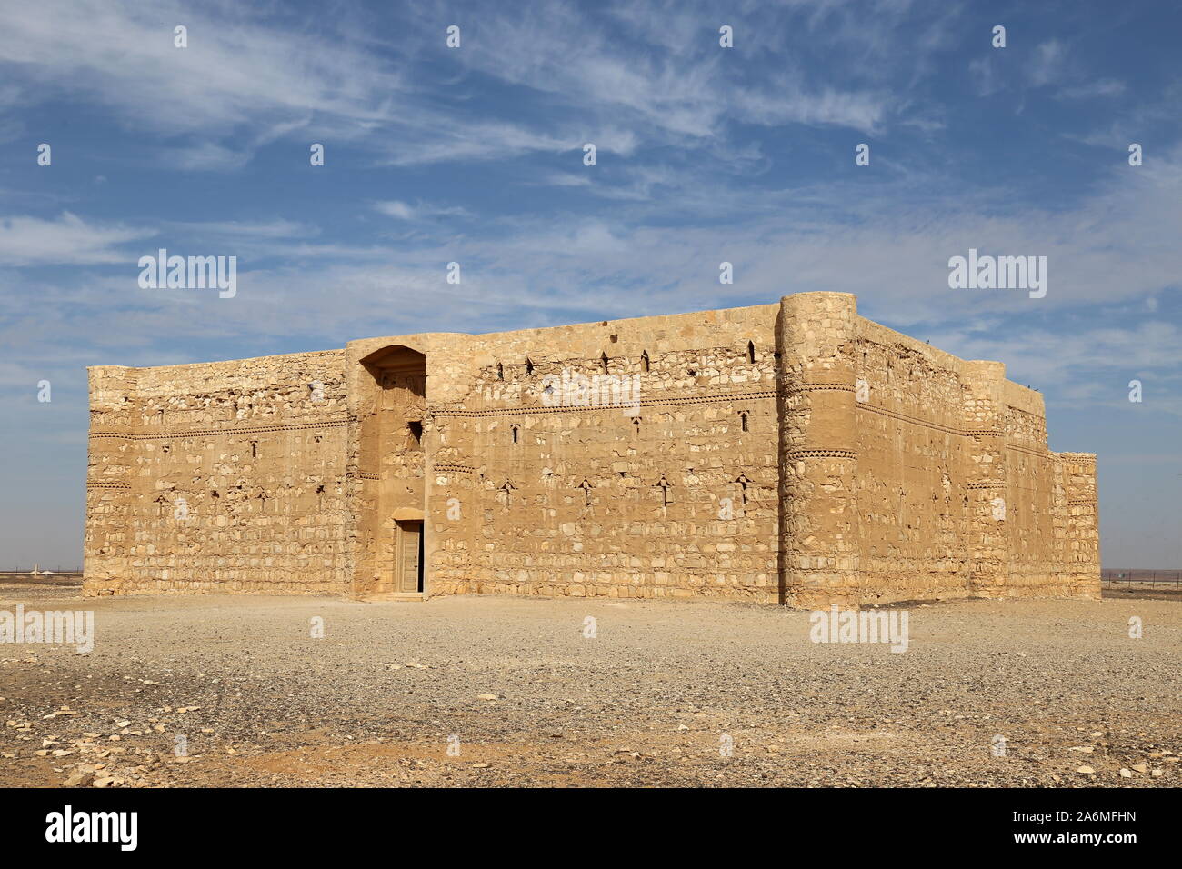 Qasr Al Kharana, Castello Del Deserto Del Periodo Di Umayyad, Governatorato Di Amman, Giordania, Medio Oriente Foto Stock