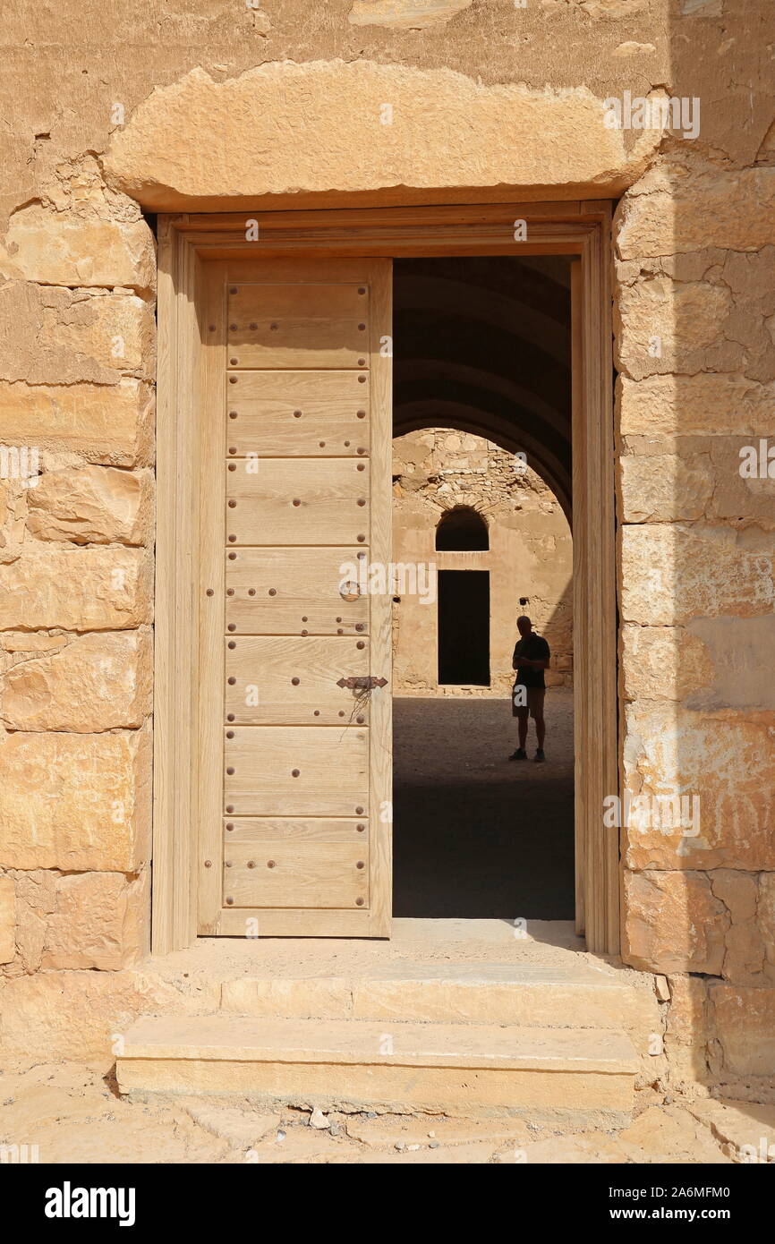 Qasr Al Kharana, Castello Del Deserto Del Periodo Di Umayyad, Governatorato Di Amman, Giordania, Medio Oriente Foto Stock