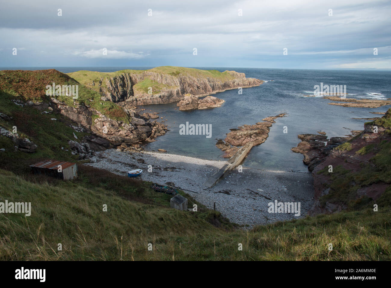 Kirtomy Beach, Sutherland ad ovest di Thurso, in Scozia Foto Stock