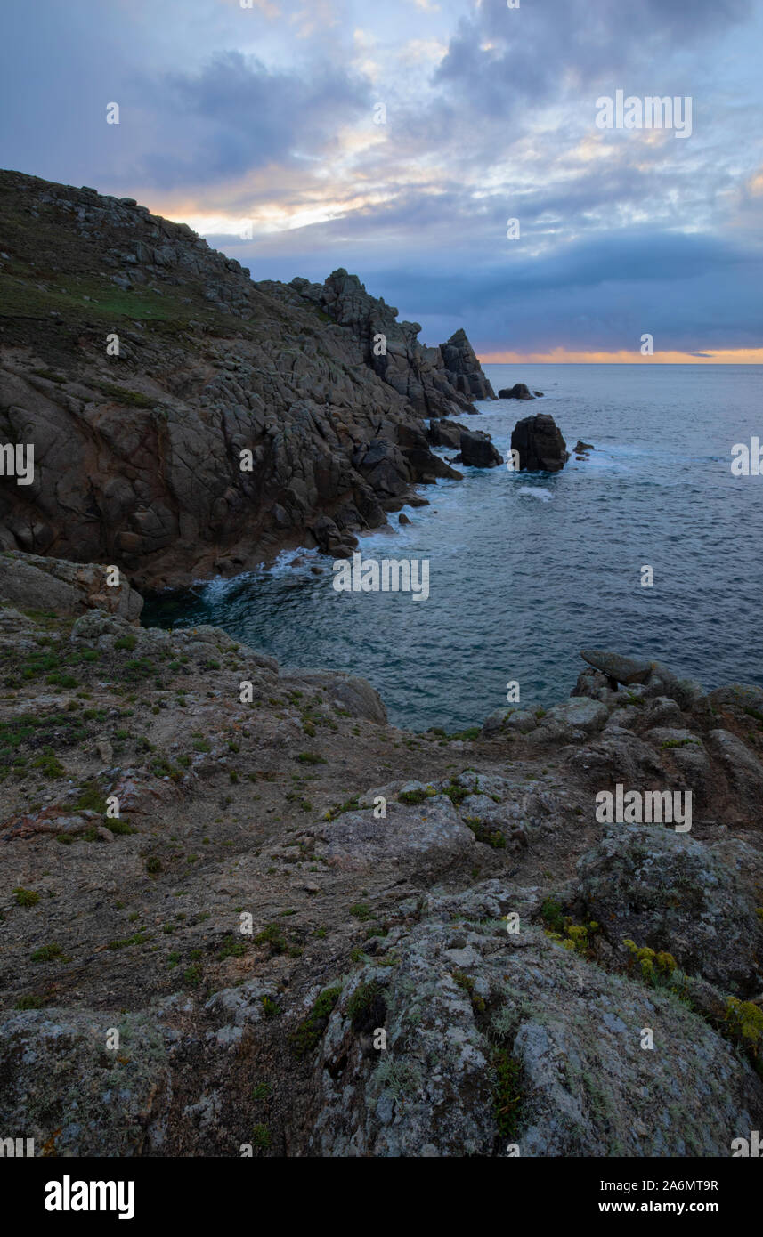 Hella punto alla testa Gwennap in West Cornwall Foto Stock