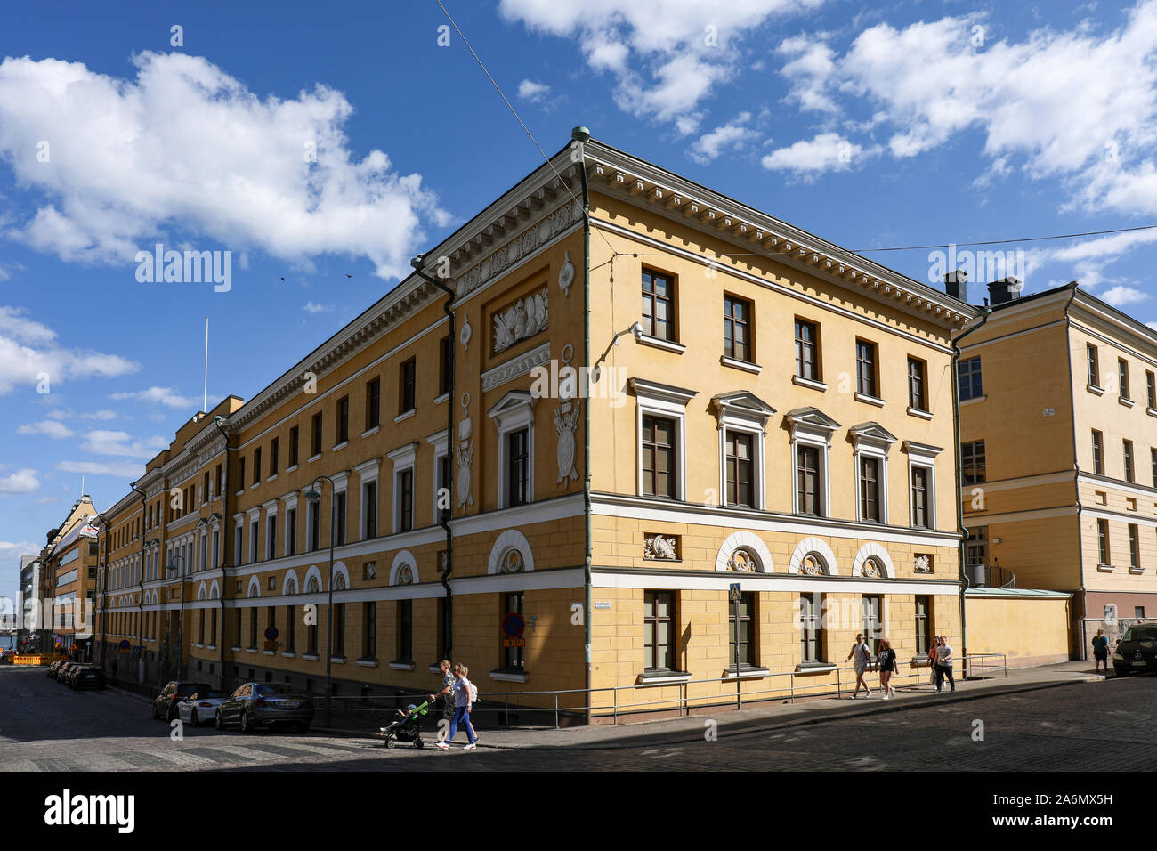 Ministero della Difesa in Kaartinkaupunki quartiere di Helsinki, Finlandia Foto Stock