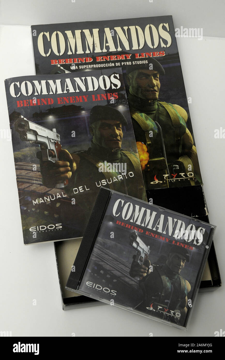 Commandos gioco per pc; Pyros Studio Foto Stock