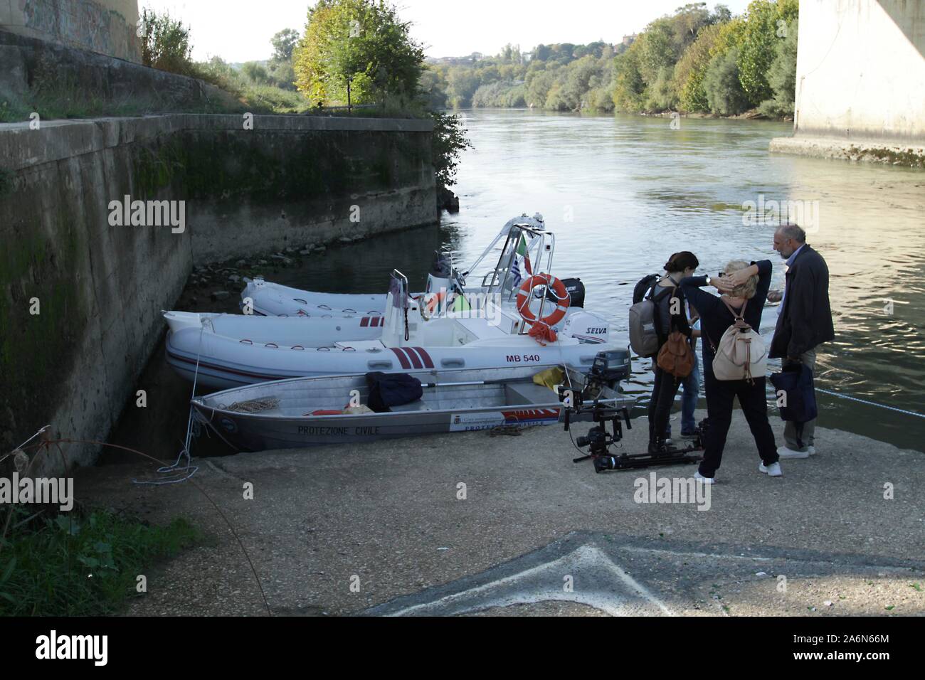 TEVERE GIORNO - ROMA - TIBERIS - 28/10/2019 Foto Stock