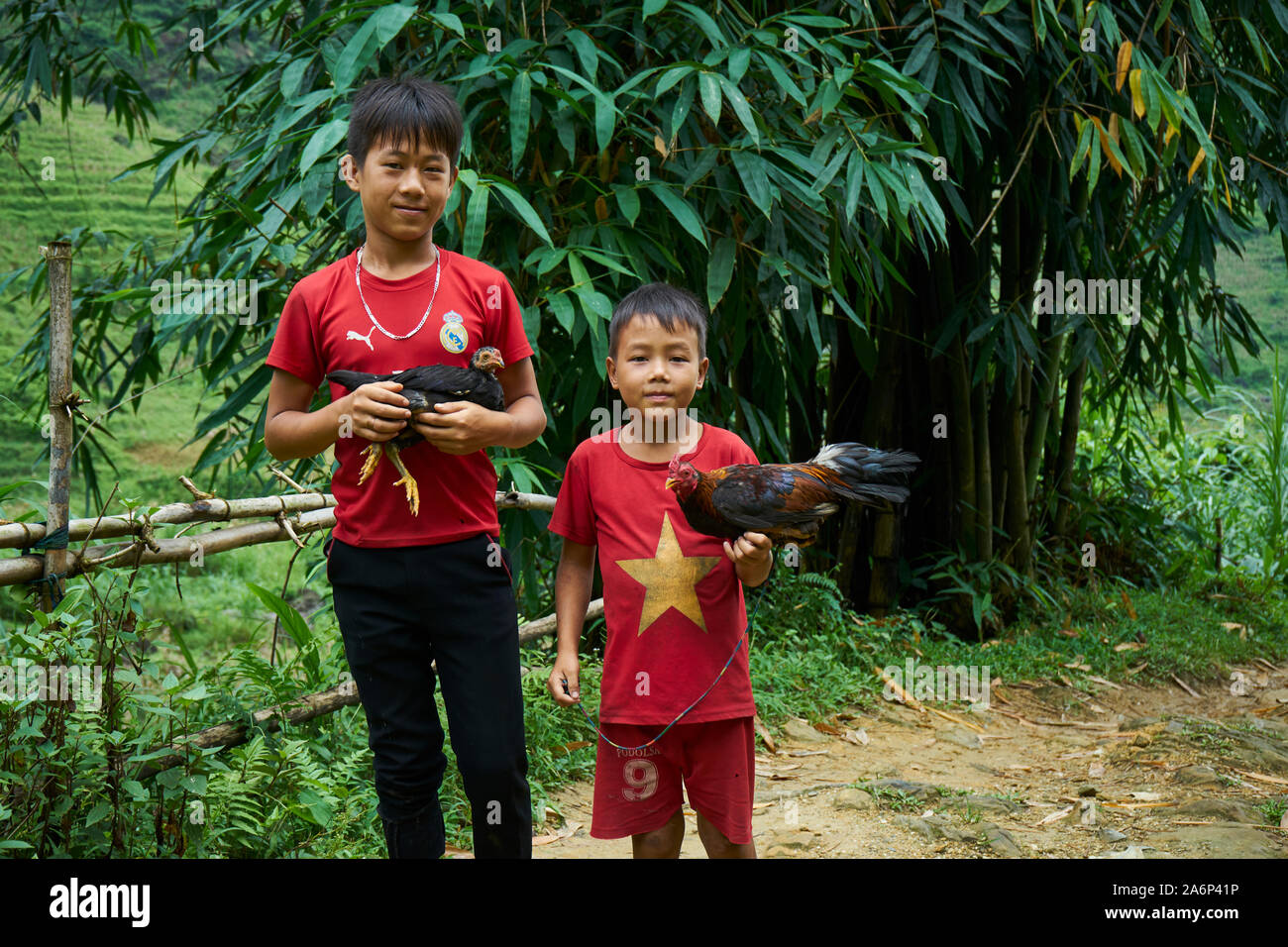 I bambini del Vietnam Foto Stock