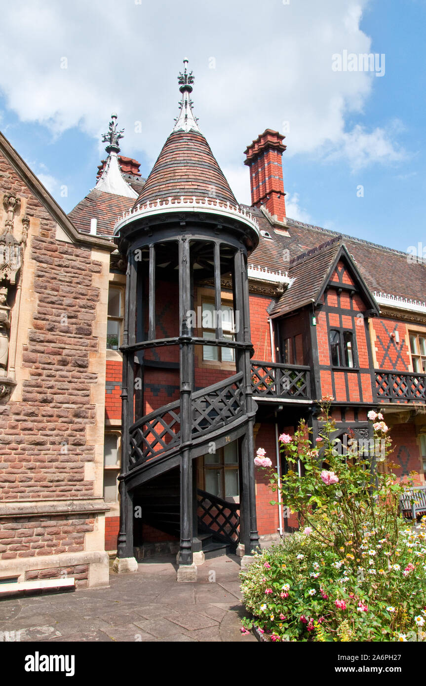 Architettura di Colston Street, Bristol, Inghilterra Foto Stock