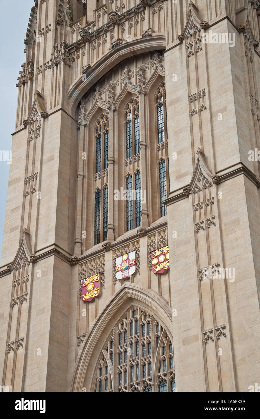 Wills Memorial Building. Università di Bristol. Inghilterra Foto Stock