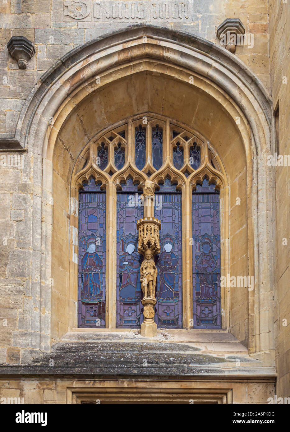 Abbazia di Bath, una chiesa parrocchiale della chiesa di Inghilterra e ex monastero benedettino in bagno, Somerset, Inghilterra. Foto Stock