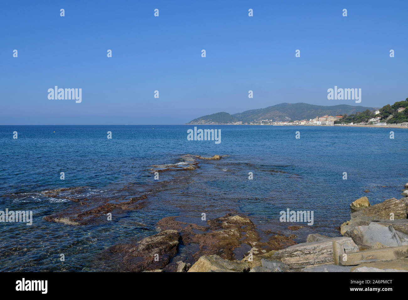 Castellabate, Costiera Cilentana, Italia Foto Stock