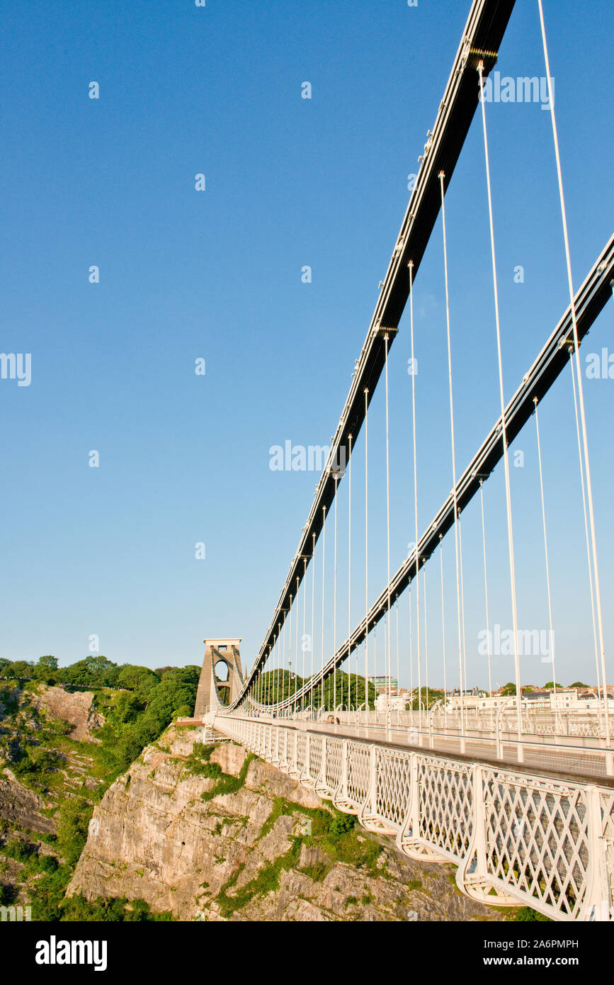 Il ponte sospeso di Clifton. Avon Gorge, Bristol. Foto Stock