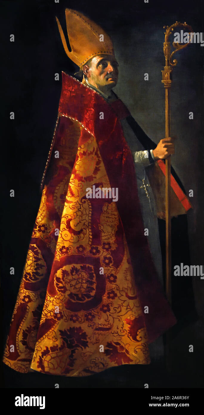 Sant'Ambrogio 1626-1627 Francisco de Zurbaran 1598-1644 Spagna - Spagnolo Foto Stock