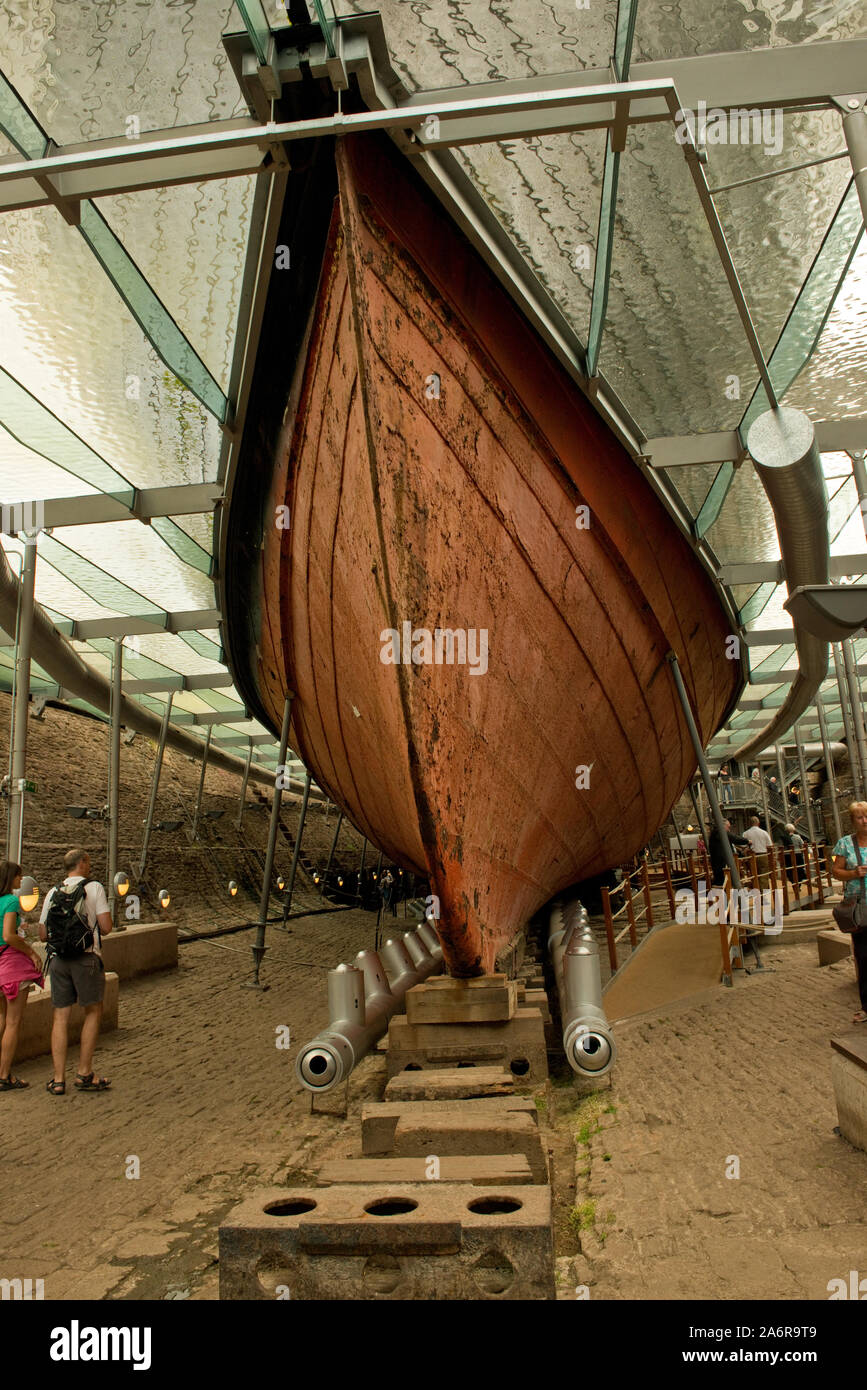 Prua di SS Gran Bretagna steamship museum Foto Stock