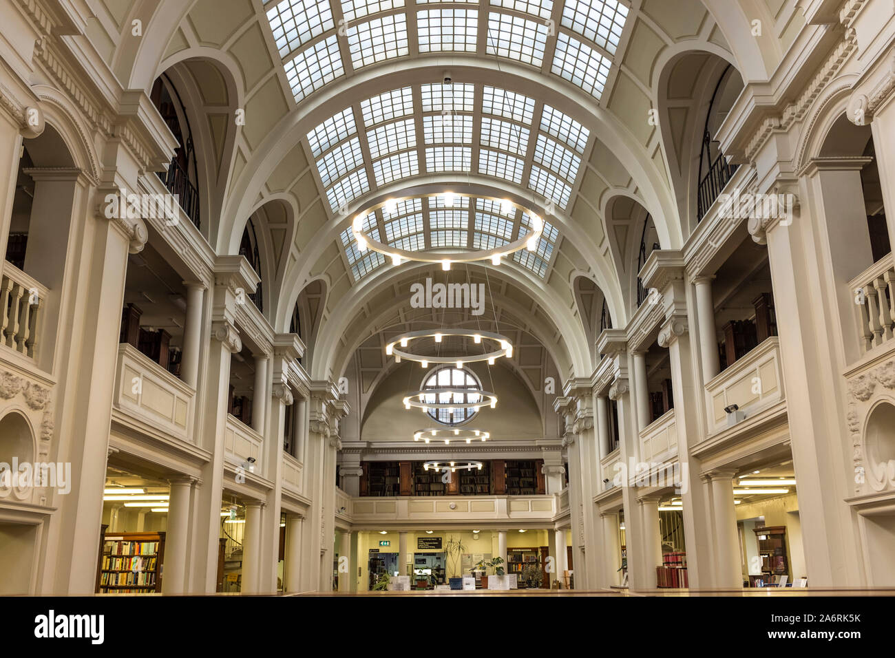 Architettura di interni di Bristol Central Library, REGNO UNITO Foto Stock