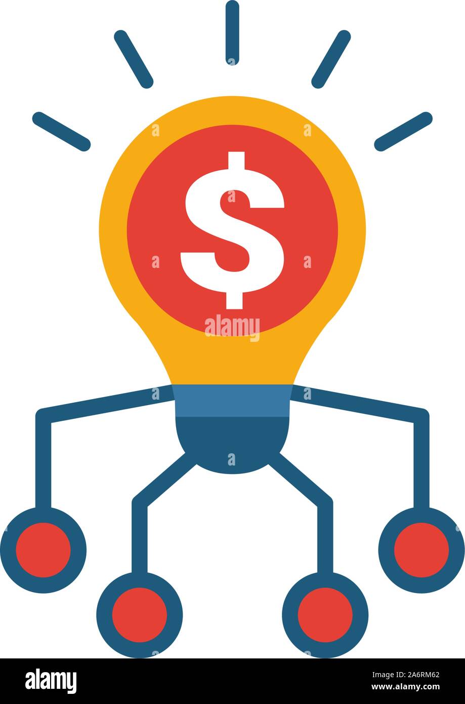 Innovazione Fintech icon set. Quattro elementi in diversi stili dal fintech raccolta di icone. Creative innovazione fintech icone riempito, contorno Illustrazione Vettoriale