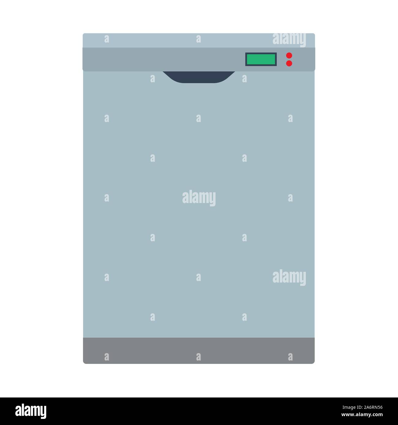 Lavastoviglie icona vettore attrezzature utensile. Pulire la cucina domestica macchina domestica piastra. Acqua detergente cartoon Illustrazione Vettoriale