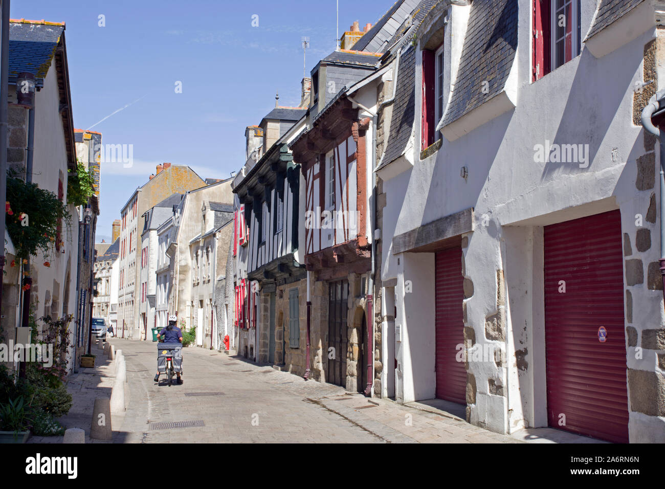 Le Croisic vecchi edifici Foto Stock