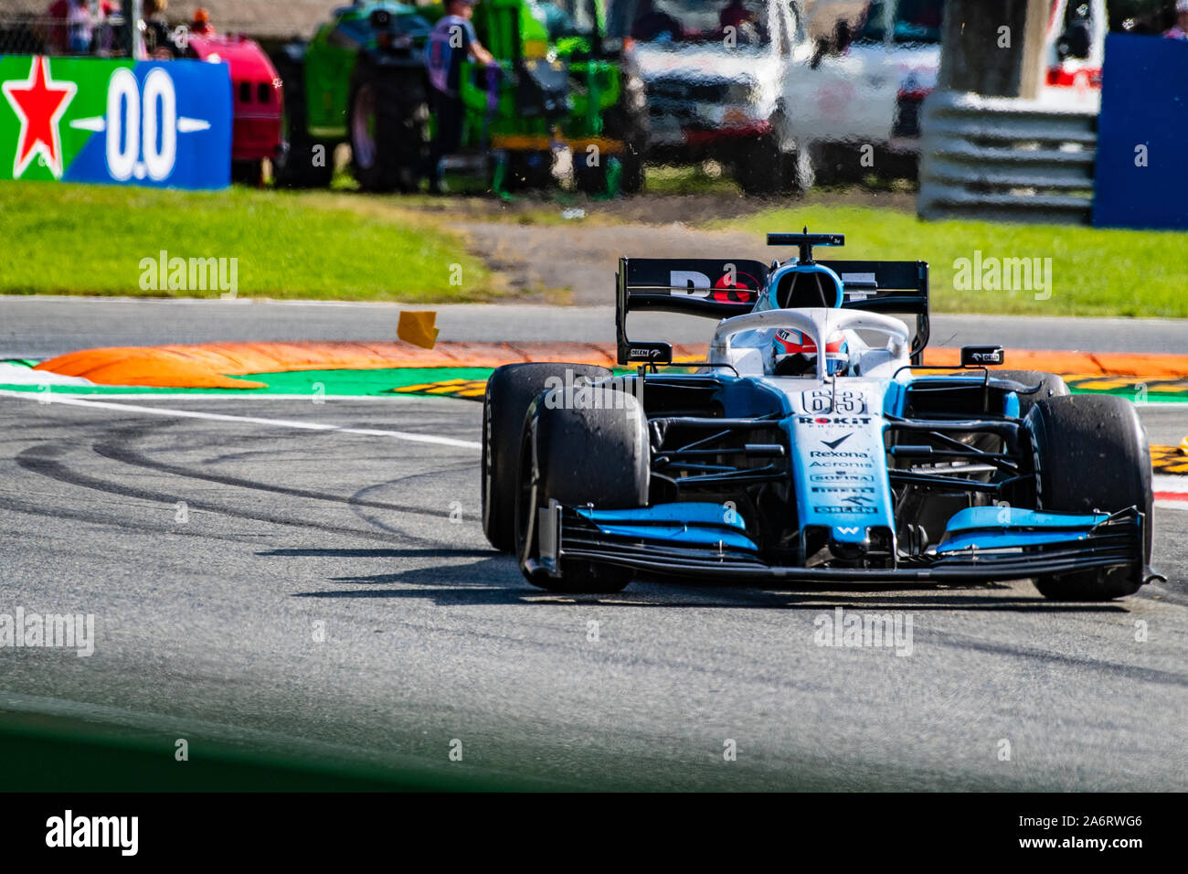 Italia/Monza - 08/09/2019 - #63 George Russell (GBR, Team Williams FW42) durante il Gran Premio d'Italia Foto Stock