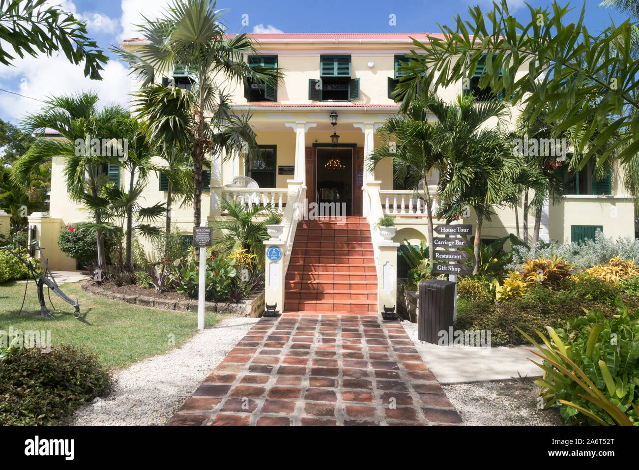 Sunbury Plantation House di Barbados Foto Stock