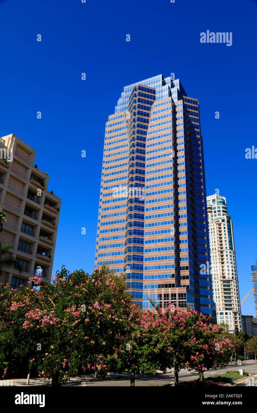 Fox Plaza, 2121 Viale delle Stelle, Hollywood, California, Stati Uniti d'America Foto Stock