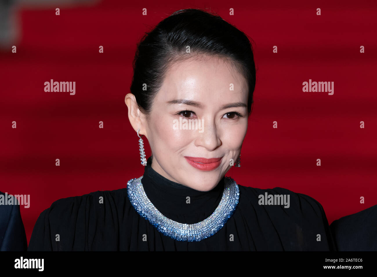 Attrice cinese Zhang Ziyi arriva alla cerimonia di apertura del Tokyo International Film Festival 2019. Foto Stock