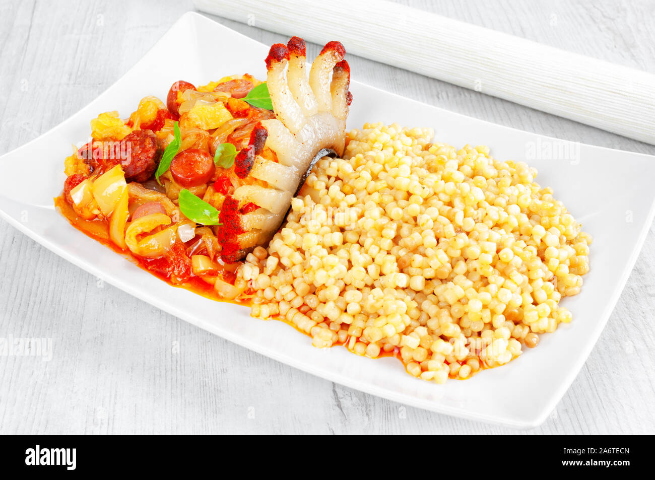 Lecso - stufato ungherese con pepe e pomodoro Foto Stock