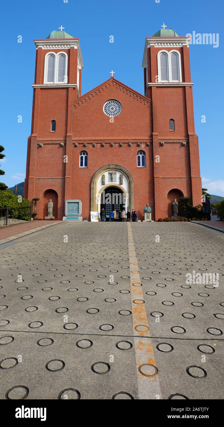 Cattedrale di Urakami a Nagasaki, in Giappone Foto Stock