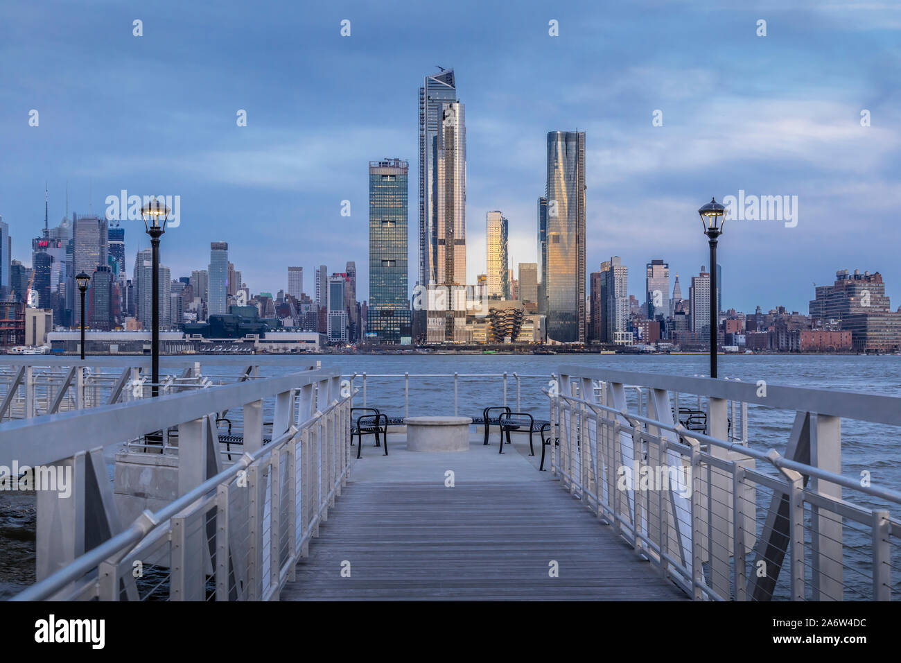 Cantieri di Hudson New York skyline della città Foto Stock